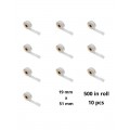 Dymo 11355 S0722550 label roll Dore compatible set 10 pcs removable