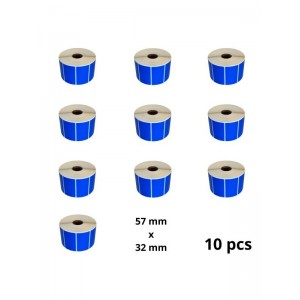 Zebra 800262-125 57mm x 32mm термоэтикетки 25 mm südamikuga, производитель Dore, 10 tk