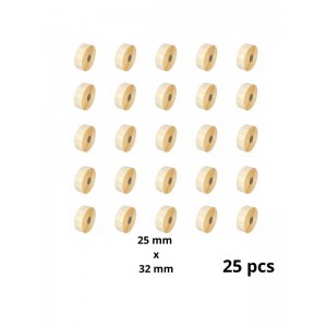 Zebra 800261-105 32mm x 25mm termopaberist etiketid 25 mm südamikuga, tootja Dore, 25 tk