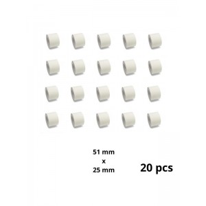 Zebra 880199-025D 51mm x 25mm termopaberist etiketid 25 mm südamikuga, tootja Dore, 20 tk