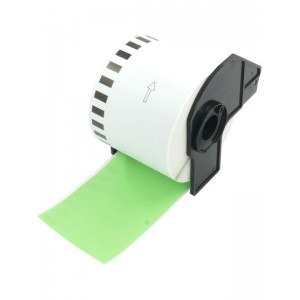 Brother DK-22205 DK22205 Green 62mm x 30480mm termopaberist etiketid, Dore