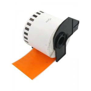 Brother DK-22205 DK22205 Orange 62mm x 30480mm termopaberist etiketid, Dore