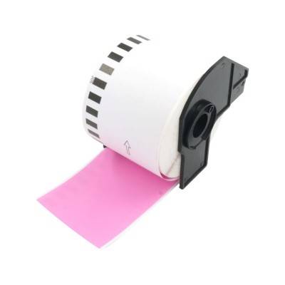 Brother DK-22205 DK22205 Pink 62mm x 30480mm термоэтикетки, Dore