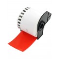 Brother DK-22205 DK22205 Red 62mm x 30480mm termopaberist etiketid, Dore