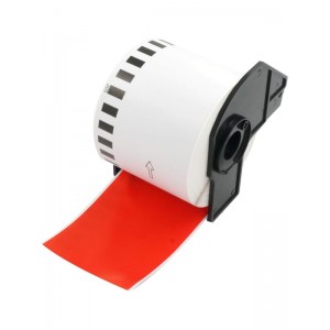 Brother DK-22205 DK22205 Red 62mm x 30480mm termopaberist etiketid, Dore