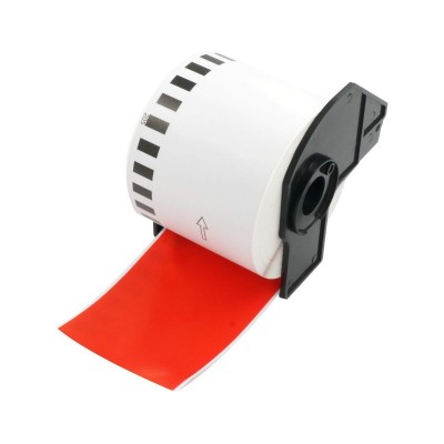 Brother DK-22205 DK22205 Red 62mm x 30480mm termopaberist etiketid, Dore