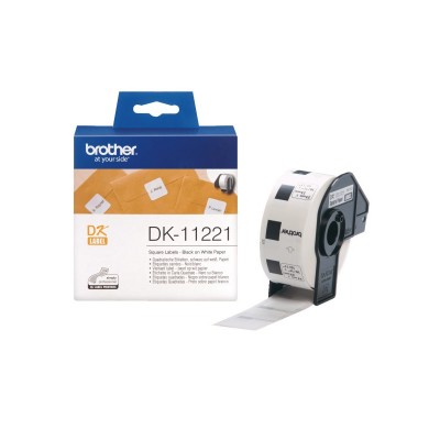 Brother DK-11221 DK11221 23mm x 23mm термоэтикетки