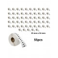 Dymo 11352 S0722520 etiketi rull Dore analoog komplekt 55 tükki