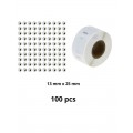 Dymo 11353 S0722530 etiketi rull Dore analoog komplekt 100 tükki