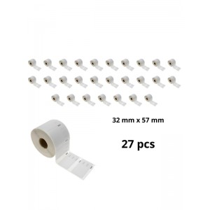 Dymo 11354 S0722540 etiketi rull Dore analoog komplekt 27 tükki