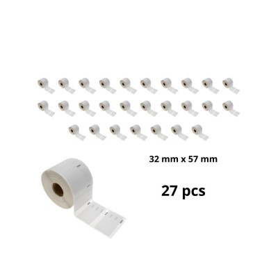 Dymo 11354 S0722540 etiketi rull Dore analoog komplekt 27 tükki