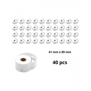 Dymo 11356 S0722560 etiketi rull Dore analoog komplekt 40 tükki
