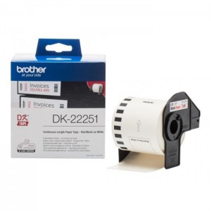 Brother DK-22251 DK22251 62mm x 15240mm термоэтикетки