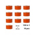 Dymo 99010 S0722370 Orange etiketi rull Dore analoog komplekt 10 tükki