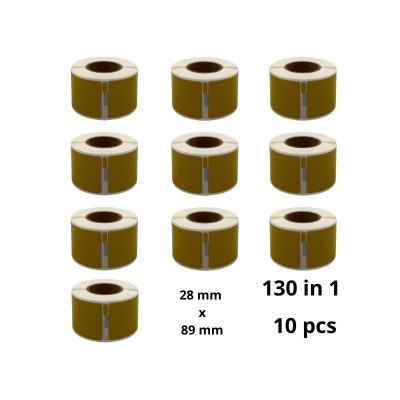 Dymo 99010 S0722370 Gold etiketi rull Dore analoog komplekt 10 tükki