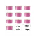 Dymo 99010 S0722370 Pink etiketi rull Dore analoog komplekt 10 tükki