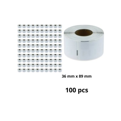 Dymo 99012 S0722400 etiketi rull Dore analoog komplekt 100 tükki