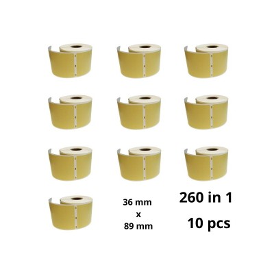 Dymo 99012 Gold S0722400 etiketi rull Dore analoog komplekt 10 tükki