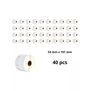 Dymo 99014 S0722430 etiketi rull Dore analoog komplekt 40 tükki