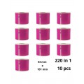 Dymo 99014 S0722430 Pink etiketi rull Dore analoog komplekt 10 tükki