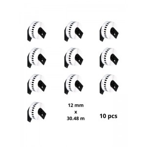 Brother DK-22214 DK22214 12mm x 30480mm termopaberist etiketid, tootja Dore, 10 tk
