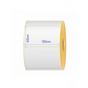 Termilised sildid 100 mm x 60 mm, 25 mm, rull 1250 tk