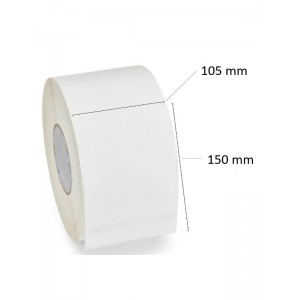 Termilised sildid 105mm x 150mm, südamik 76 mm, rull 1000 tk