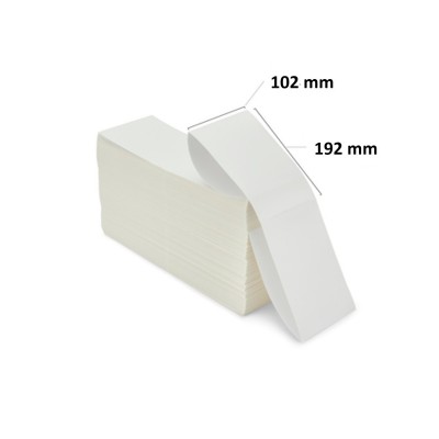 TermoЭтикетки Z-FOLD 102mm x 192 mm, 2000 tk