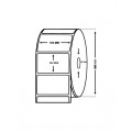 EPSON C33S045541 kõrgläikega etiketirull 102mm x 152mm – 210 etiketti Dore analoog