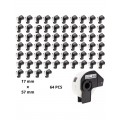 Brother DK-11204 DK11204 17mm x 54mm термоэтикетки, производитель Dore, 64 tk