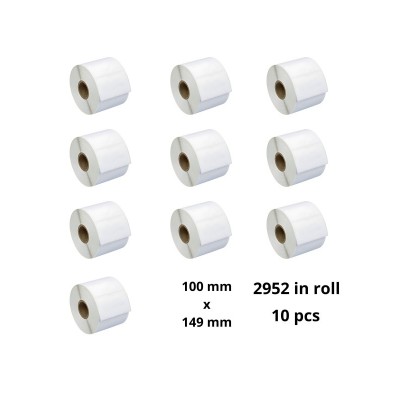 Termosildid 100mm x 149mm, 76 mm, 2952 tk rullis, 10tk