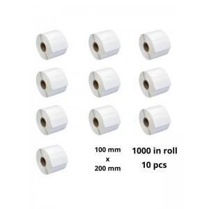 Termosildid 100 mm x 200 mm, 76 mm, 1000 tk rullis, 10tk