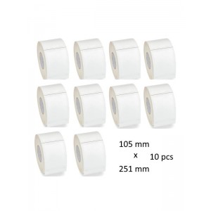 Termosildid 105 mm x 251 mm, 76 mm, 10 tk