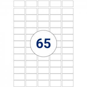Этикетки размер 38.1 mm x 21.2 mm