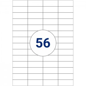 Этикетки размер 52.5 mm x 21.2 mm