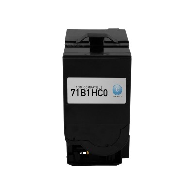 Совместимый тонер Lexmark CS417, 71B2HC0 Cyan 3.500 lk
