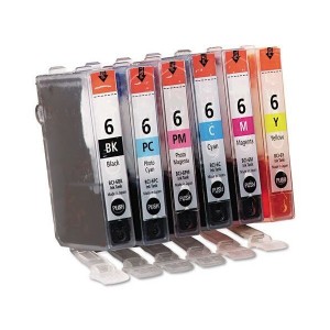 Tindikomplekt Canon BCI-6 6-värvi, analoog