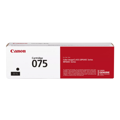 Canon CRG 075 BK (6365C002) Toner Cartridge, Black
