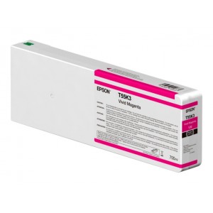 Epson T55K3 (C13T55K30N) 700 ml Ink Cartridge, Vivid Magenta